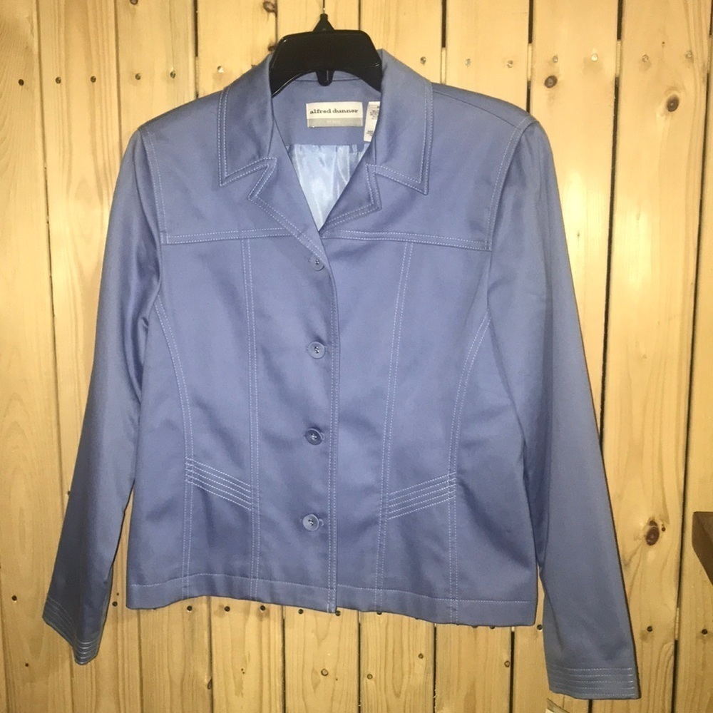 Alfred Dunner Periwinkle Jacket 6P NWT
